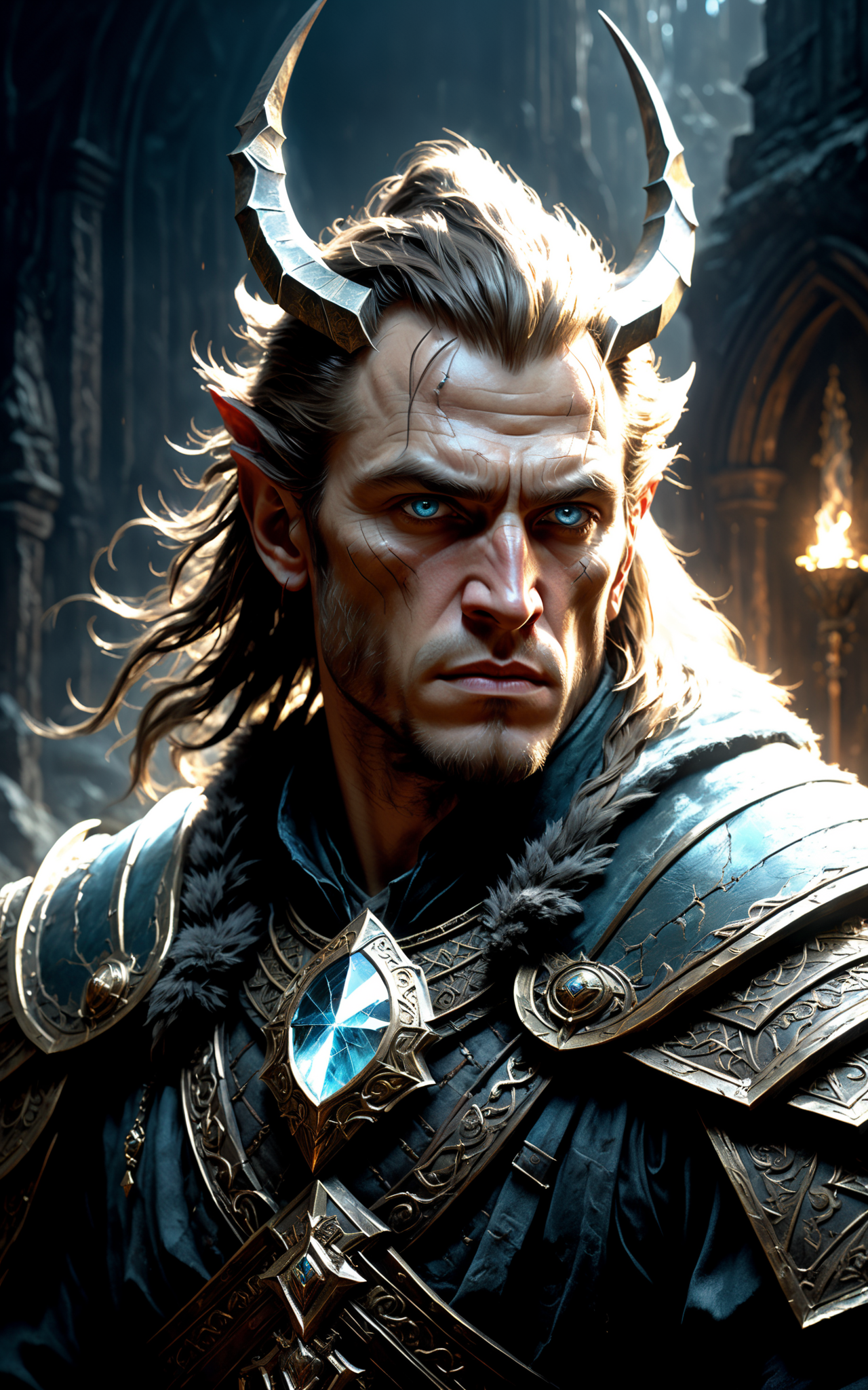 06894-446674002-The best most spectacular art image Scene Portrait Of night Ulric Stormcloak (Skyrim Folklore), holy rays, Unforgettable, Impres.png